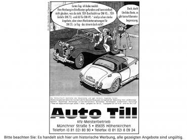 Historische Auto Werbung Auto Till