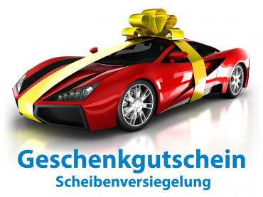 Geschenk Gutschein Auto Pflege Scheibenversiegelung